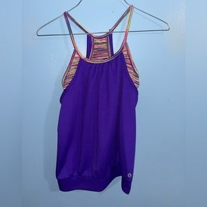 Xersion, Quick-Dri, kids purple tank top, 14